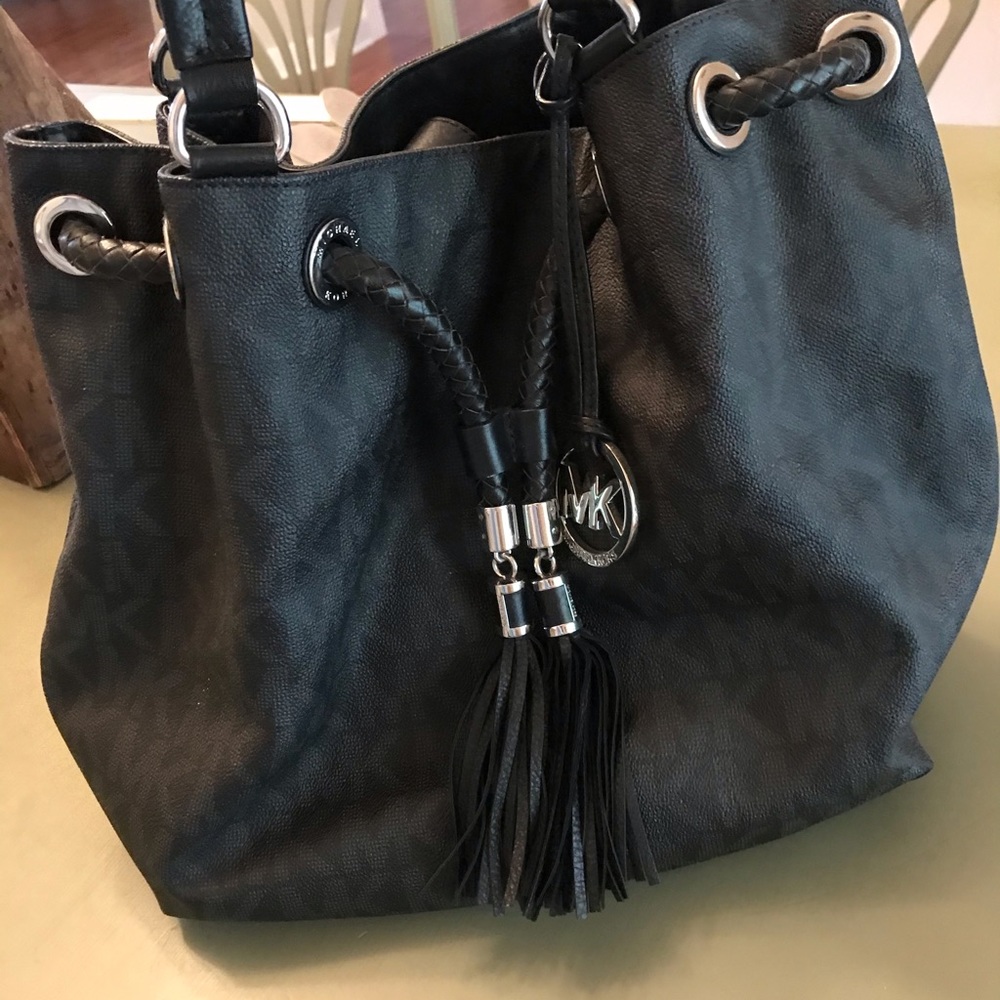 Michael Kors shoulder bag black leather